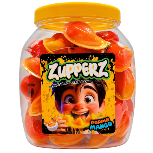 ZUPPERZ MANGO 18g želé s náplní (Balení:50ks 1ks=6,90Kč)