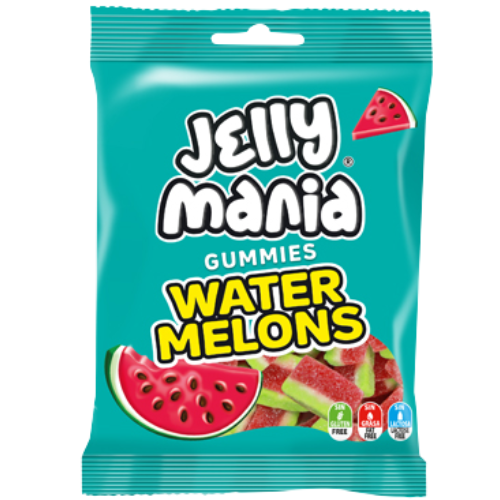 JELLY MANIA WTERMELONS 100g želé bonbóny