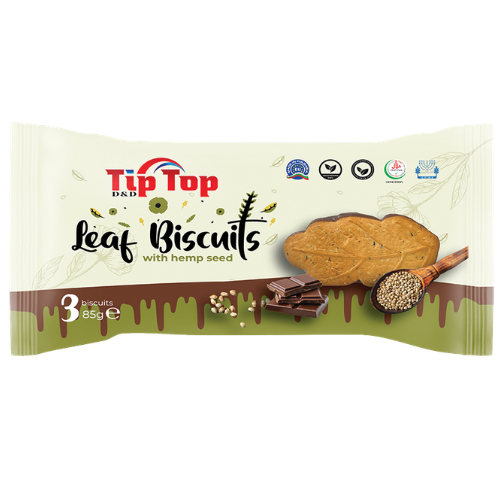 LEAF BISCUITS HAMP SEED 85g s kokopním semínkem
