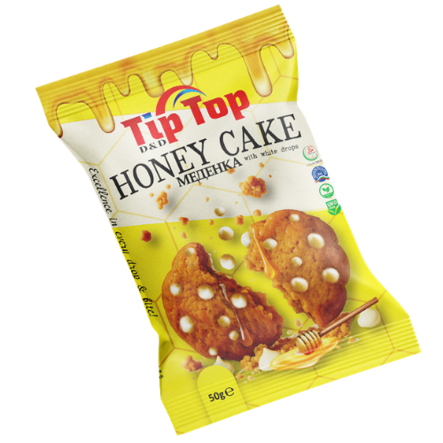 HONEY CAKE WHITE 50g medový koláč