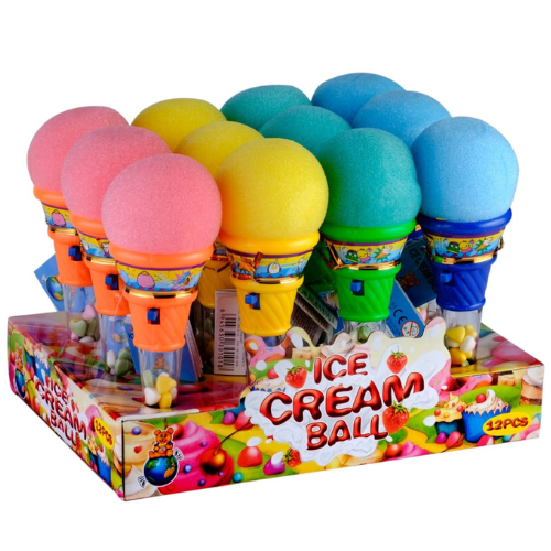 ICE CREAM BALL 6g hračka s bonbóny (Baleni:24ks 1ks=25Kč)