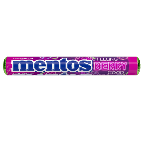 MENTOS FEELING BERRY 38g ovocné bonbóny 