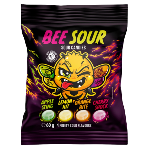 BEE SOUR 60g superkyselé bonbóny