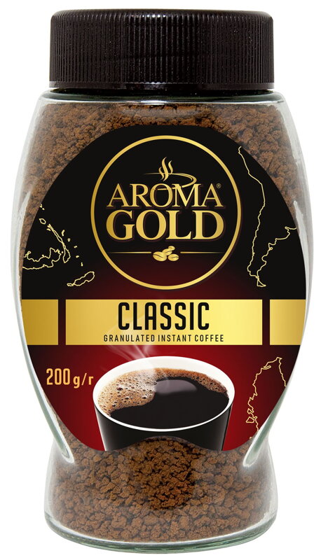 AROMA GOLD CLASSIC 200g instantná káva
