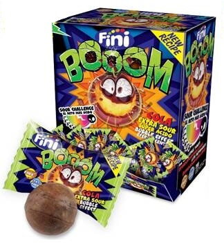 FINI BOOM COLA 5g kyselé bonbóny (Balení:200ks 1ks od 1,90Kč) FINI BOOM COLA 5g kyselé bonbóny (Balení:200ks 1ks od 1,90Kč)