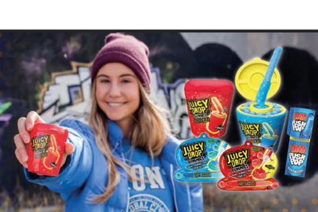 BAZOOKA – interaktivní cukrovinky Juicy Drop a Push Pop na evropském trhu